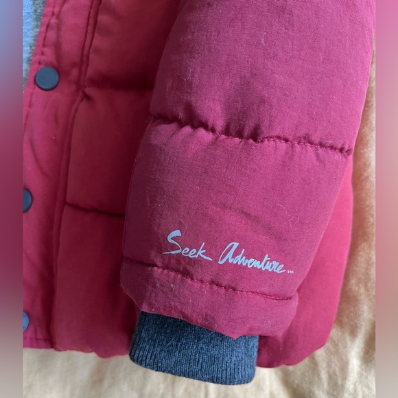 Zara Baby Boy's Red puffer coat Sz 12/18 months - Picture 6 of 7